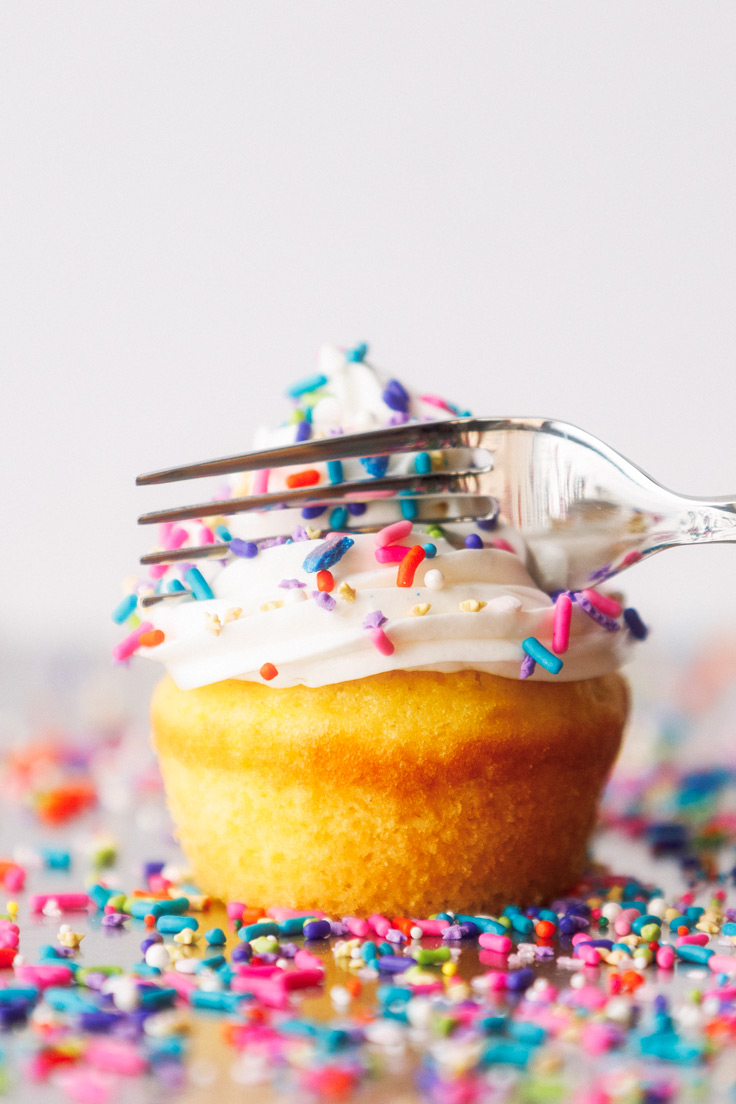 How to Flavor a Box Cake Mix with Amoretti Artisans - Passion Fruit Cupcakes