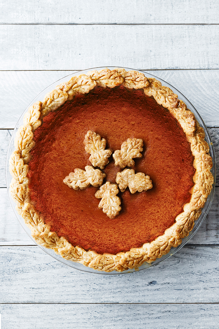 Amoretti Classic Pumpkin Pie with Pumpkin Pie Crust Recipe