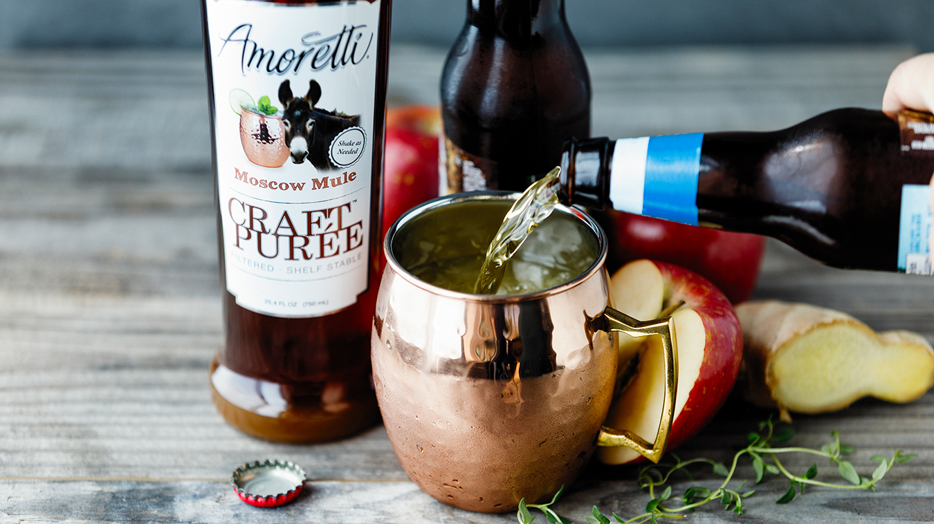 Amoretti Recipe: Hard Cider Moscow Mule
