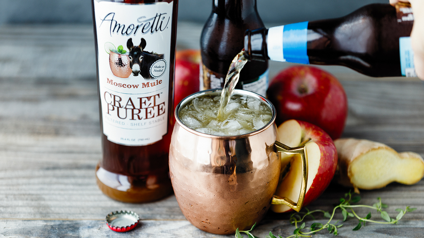 Amoretti Recipe: Hard Cider Moscow Mule