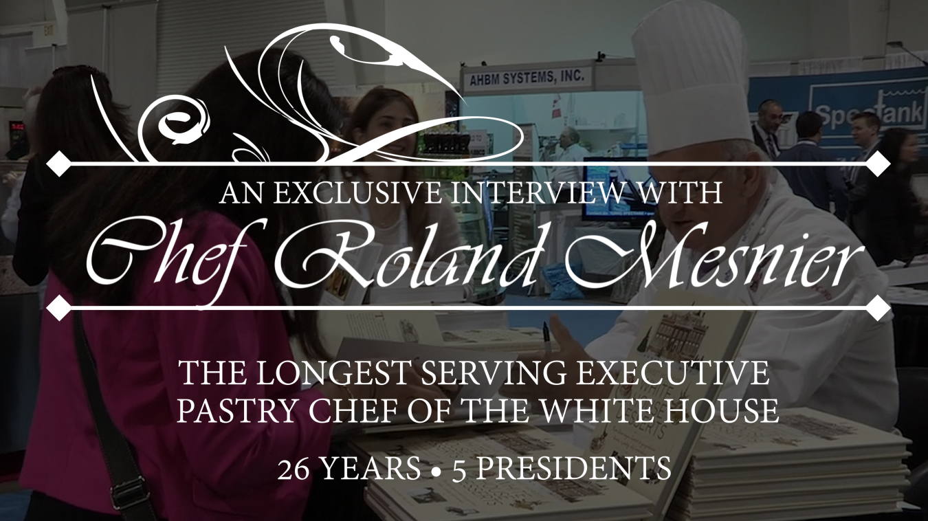 Amoretti interviews former White House Pastry Chef Roland Mesnier