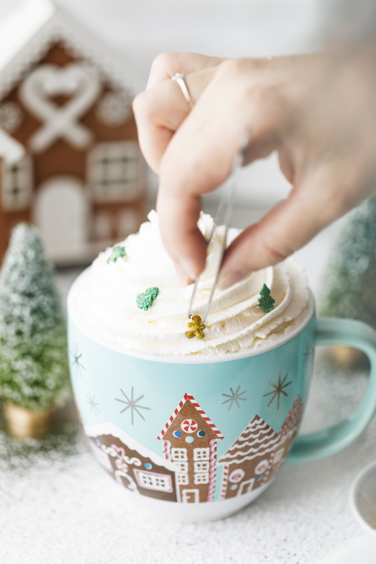 Amoretti Gingerbread White Hot Chocolate Recipe