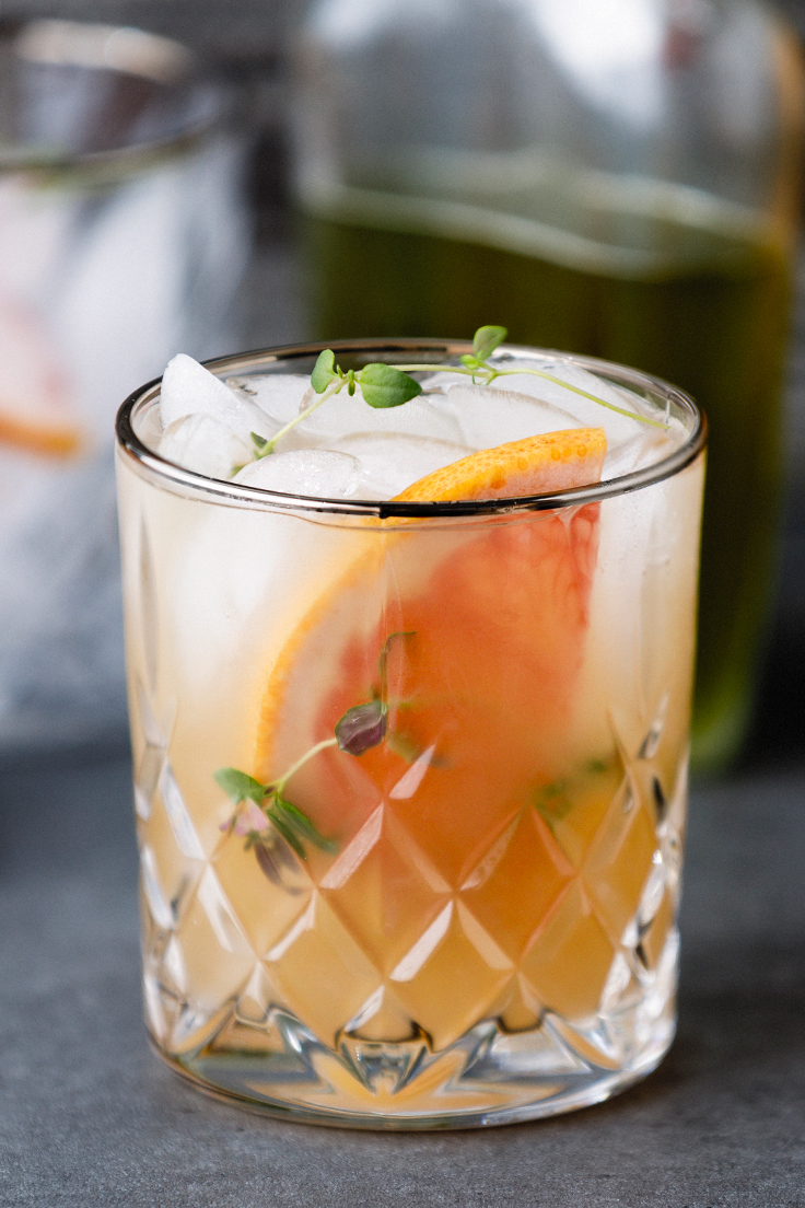 Amoretti Thyme Greyhound Cocktail Recipe