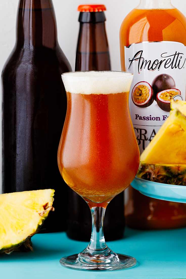 Murkwood Brewing with Amoretti: Golden Perch Tropical IPA Recipe with Pineapple, Passion Fruit, & Coconut Craft Purees