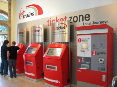 Virgin Fast Ticket Kiosk