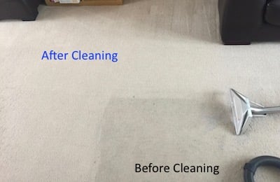 Before and after Cleaning