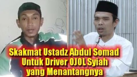 Skakmat Ustadz Abdul Somad Untuk Driver OJOL Syiah Yang Menantang Debat & Menuduh Cela Ahlul Bait Skakmat Ustadz Abdul Somad Untuk Driver OJOL Syiah Yang Menantang Debat & Menuduh Cela Ahlul Bait