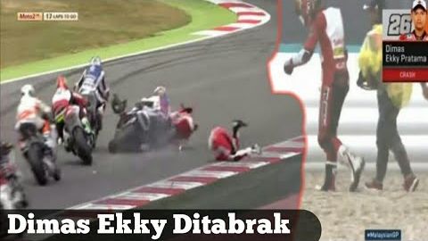 Detik-Detik Dimas Ekky Jatuh Pada Race - Moto2 Detik-Detik Dimas Ekky Jatuh Pada Race - Moto2