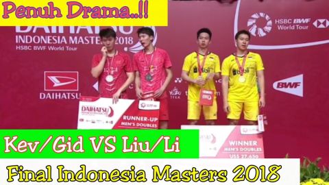 MENDEBARKAN.! FINAL Kevin Sanjaya / Gideon VS LIU Yuchen / Li Junhui Indonesia Masters 2018 MENDEBARKAN.! FINAL Kevin Sanjaya / Gideon VS LIU Yuchen / Li Junhui Indonesia Masters 2018