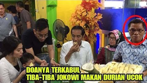 Pemilik Durian Ucok didatangi Presiden Jokowi Makan Durian Pemilik Durian Ucok didatangi Presiden Jokowi Makan Durian
