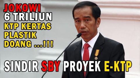 JOKOWI SINDIR SBY SOAL E-KTP - 6 TRILIUN HANYA KERTAS PLASTIK ? JOKOWI SINDIR SBY SOAL E-KTP - 6 TRILIUN HANYA KERTAS PLASTIK ?