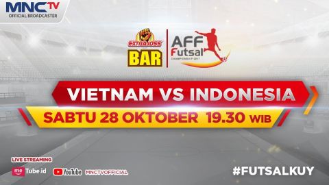 Vietnam VS Indonesia (FT : 4-3) - ExtraJoss Bar AFF Futsal Championship 2017 Vietnam VS Indonesia (FT : 4-3) - ExtraJoss Bar AFF Futsal Championship 2017