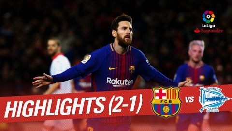 Resumen de FC Barcelona vs Deportivo Alavés (2-1) Resumen de FC Barcelona vs Deportivo Alavés (2-1)