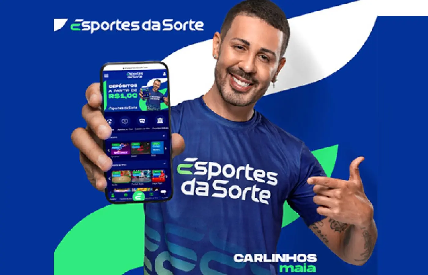 Embaixador do Esportes da Sorte, Carlinhos Maia afirma que nunca