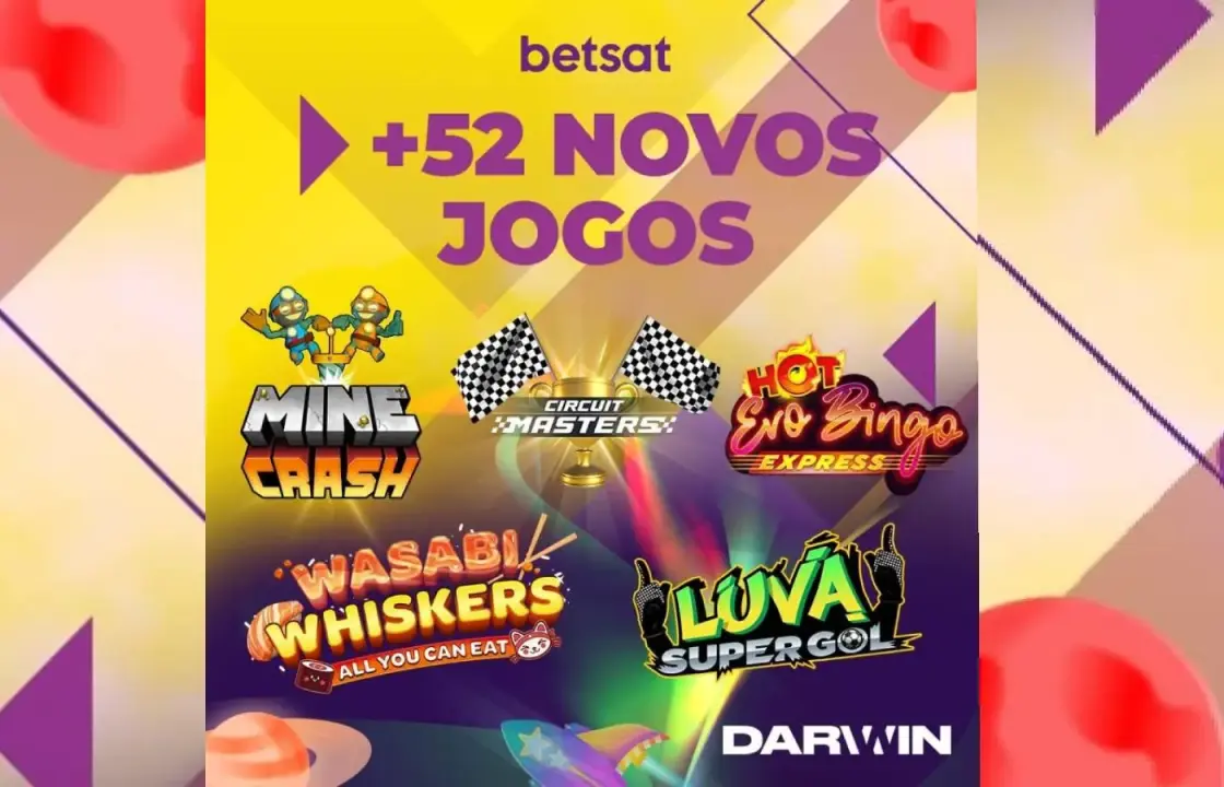 Betsat amplia oferta de jogos online ao firmar parceria com a provedora  Darwin