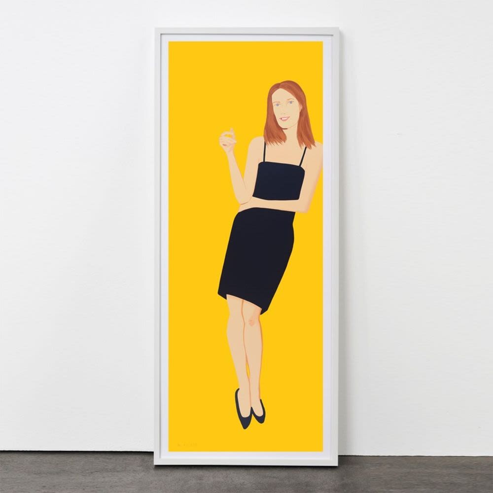 Black Dress (Sharon)-Alex Katz-1