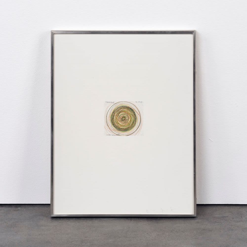Circles in the Sand (from In a Spin, the Action of the World on Things, Volume I)-Damien Hirst-1