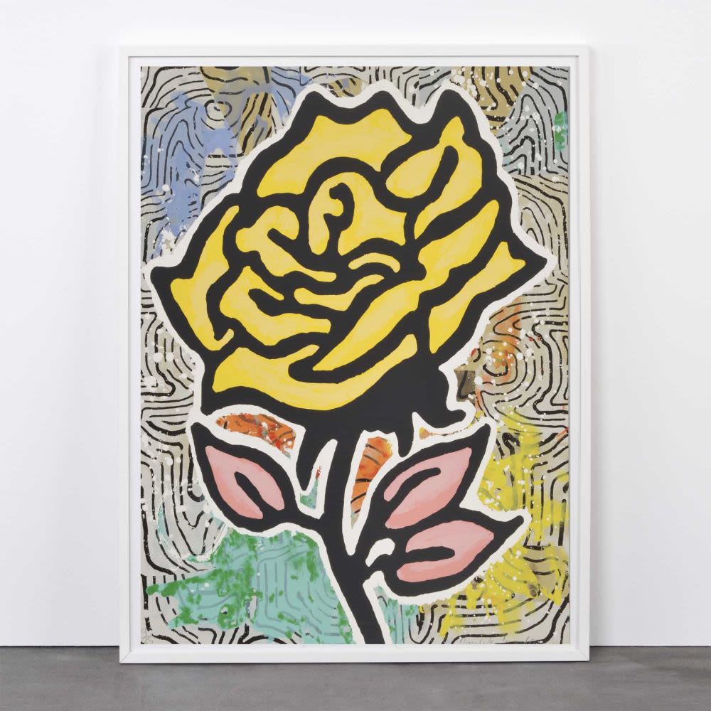 Yellow Rose-Donald Baechler-1