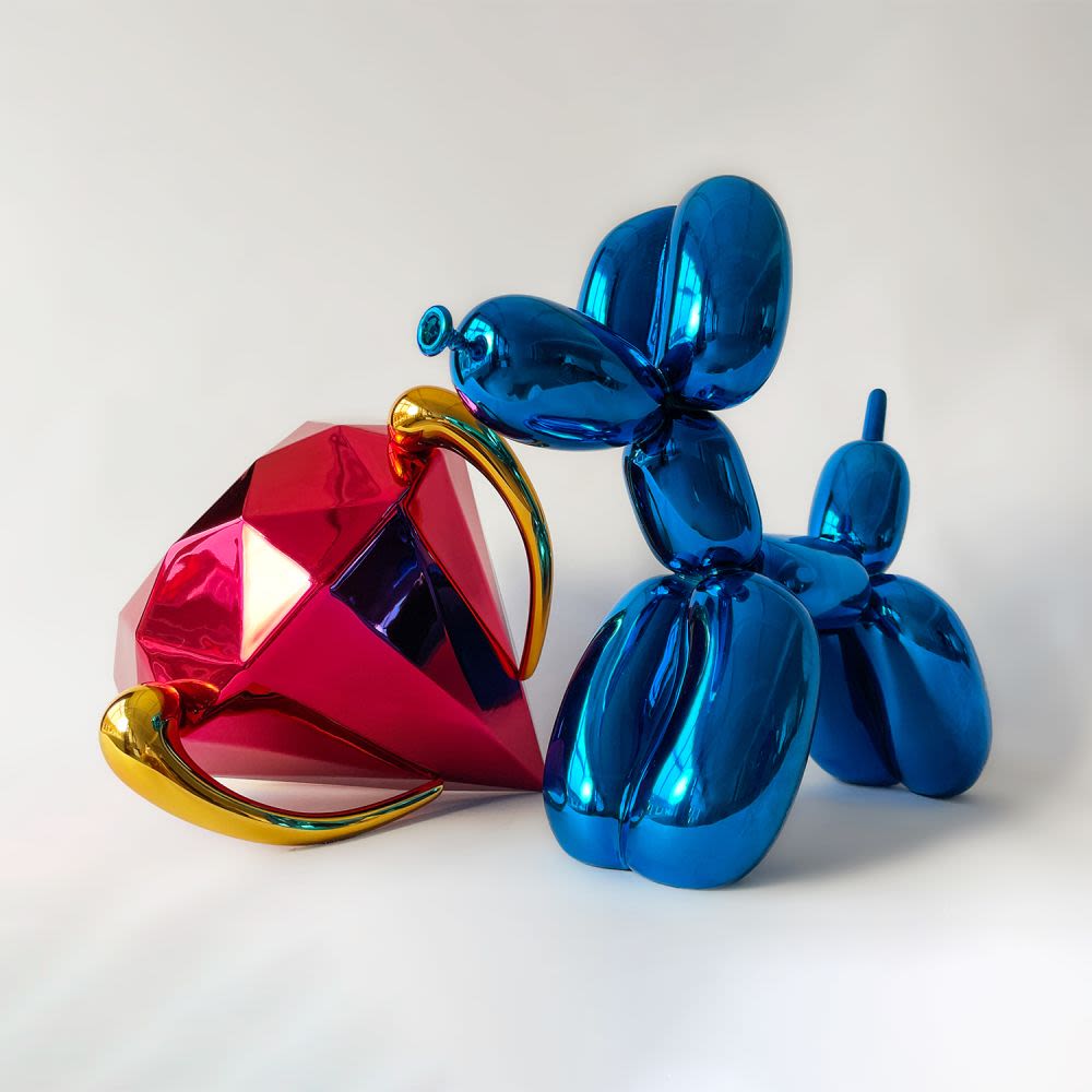 Jeff Koons and Bernardaud New Balloon Dog Piece 2021