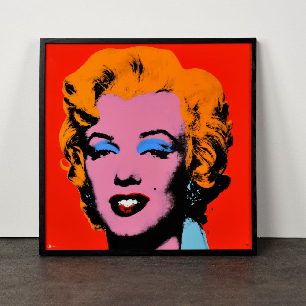 Marilyn (Orange-Pink)-Andy Warhol-1