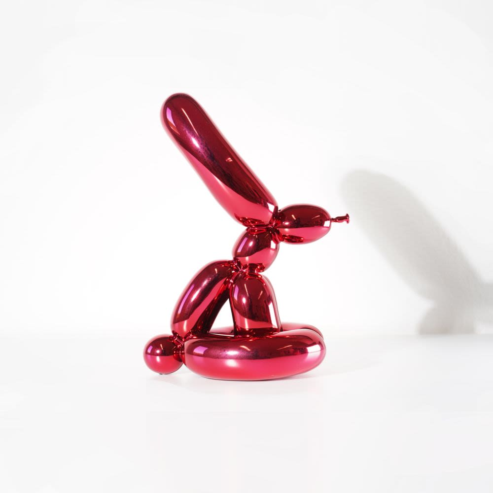 Artwork Jeff Koons Balloon Rabbit (Red)