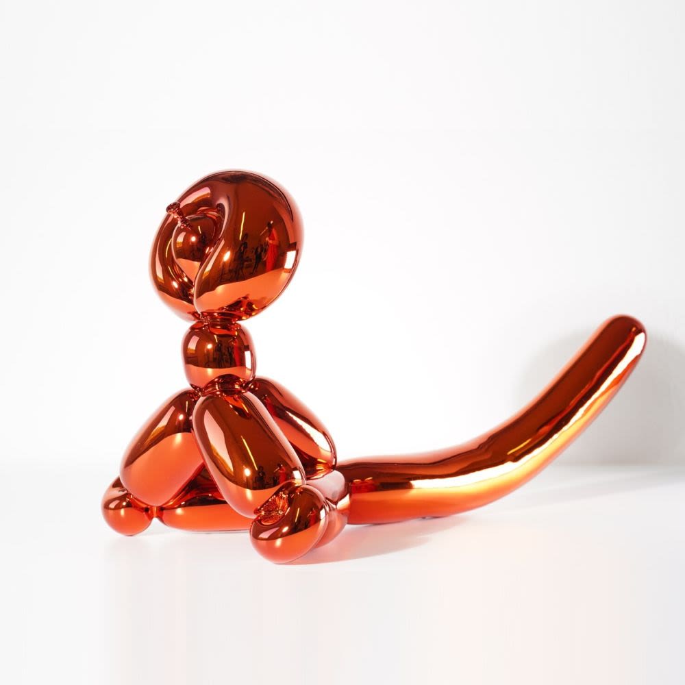 Balloon Monkey (Orange)-Jeff Koons-1