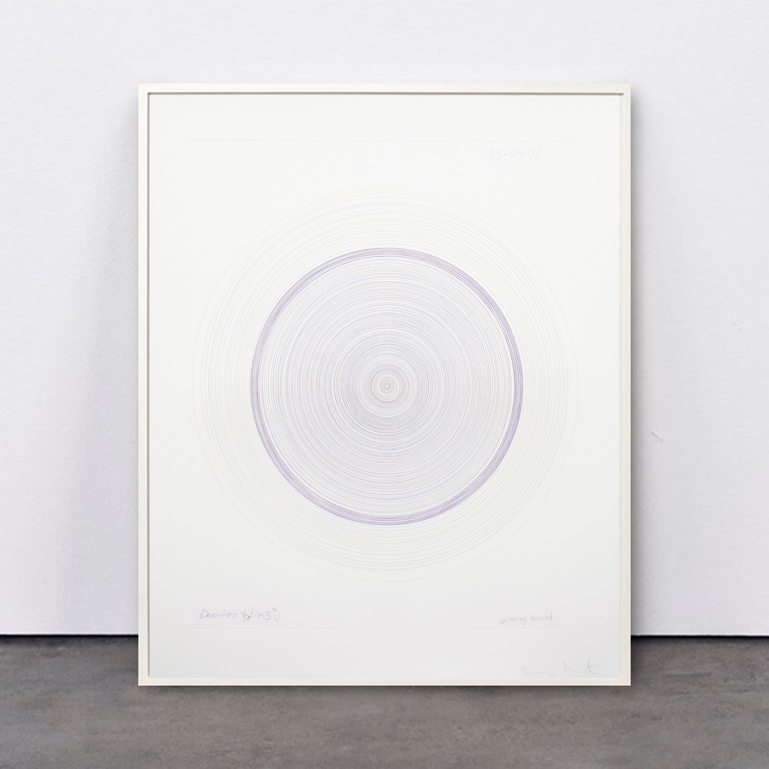 Spinning Around (from In a Spin, the Action of the World on Things, Volume II)-Damien Hirst-1