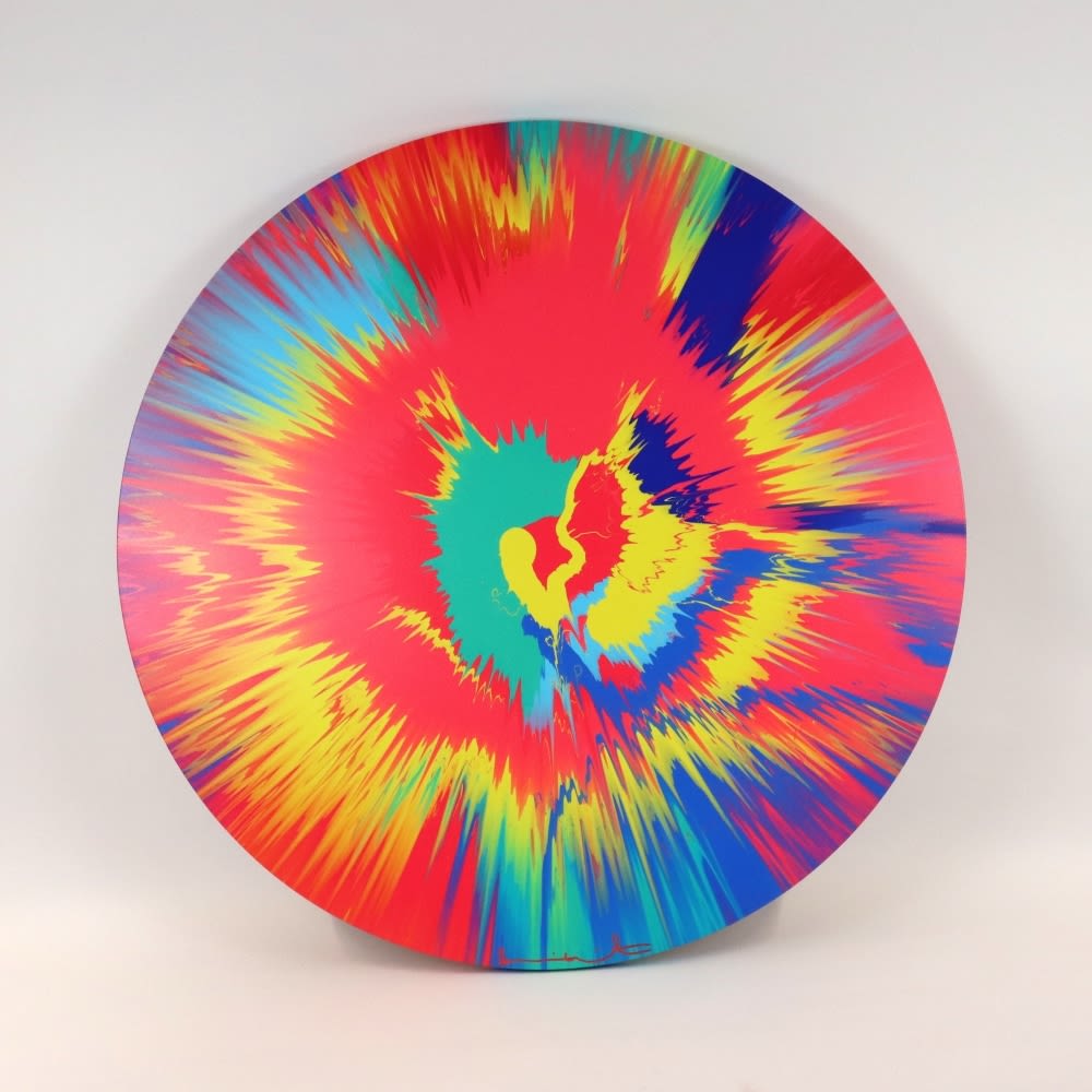 The Beautiful Paintings | #1192 Beautiful, Over-Drumming Comet Painting-Damien Hirst-1