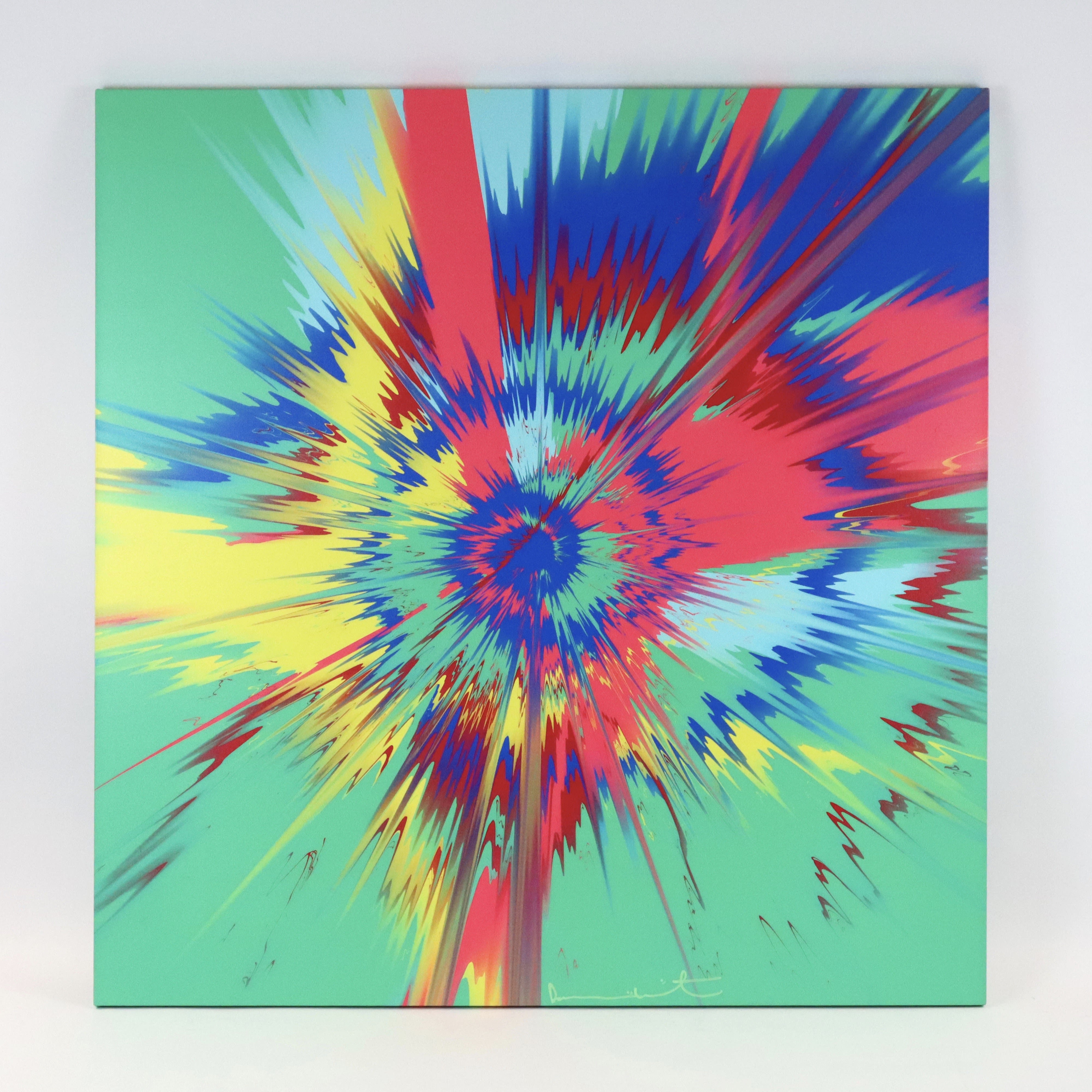The Beautiful Paintings | #189 Beautiful, Whimpering, Ever Affectionate, Full And Fervent Vapor Painting-Damien Hirst-1
