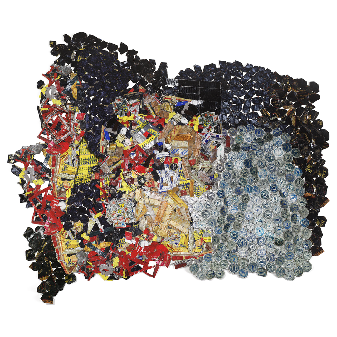 Paper and Silver-El Anatsui-1