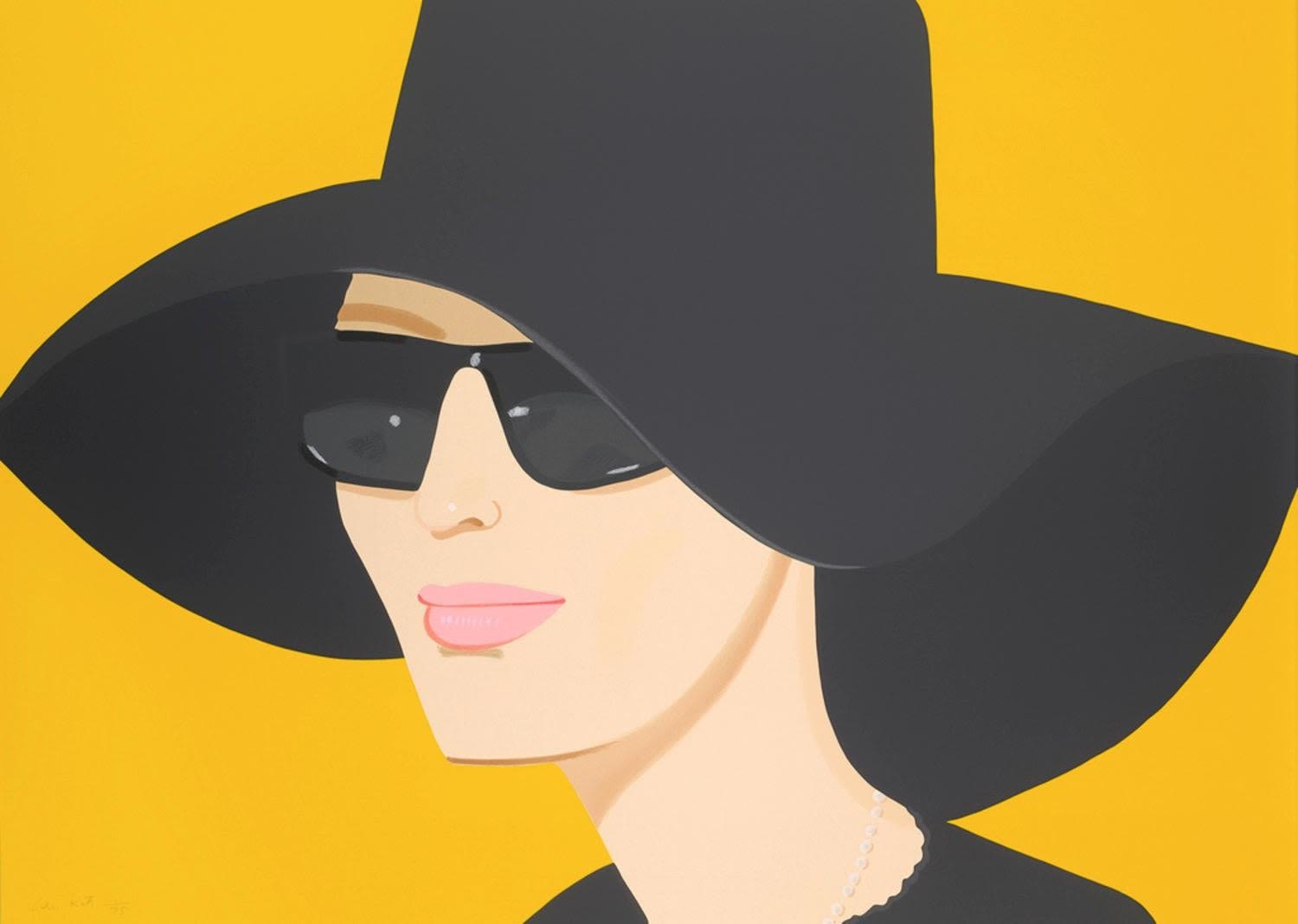 Ulla in Black Hat-Alex Katz-1