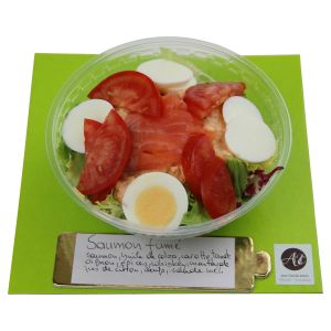 Salade saumon fumé