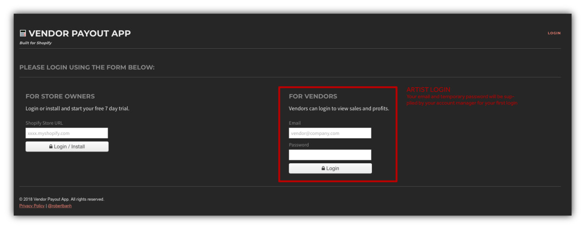 Art Crate Artist Royalty Login