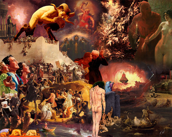 Holy Wars, fotomontagem feita por Gideon Wright