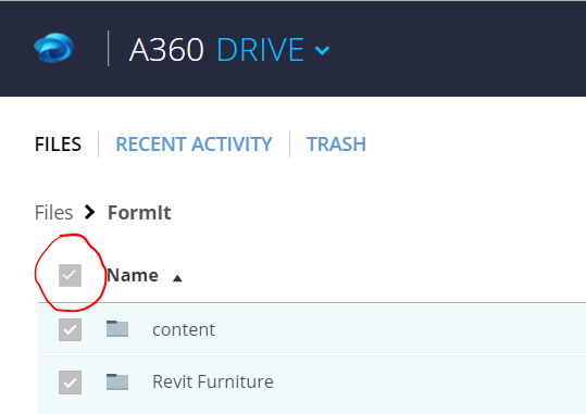 Click the checkbox at the top left to select everything