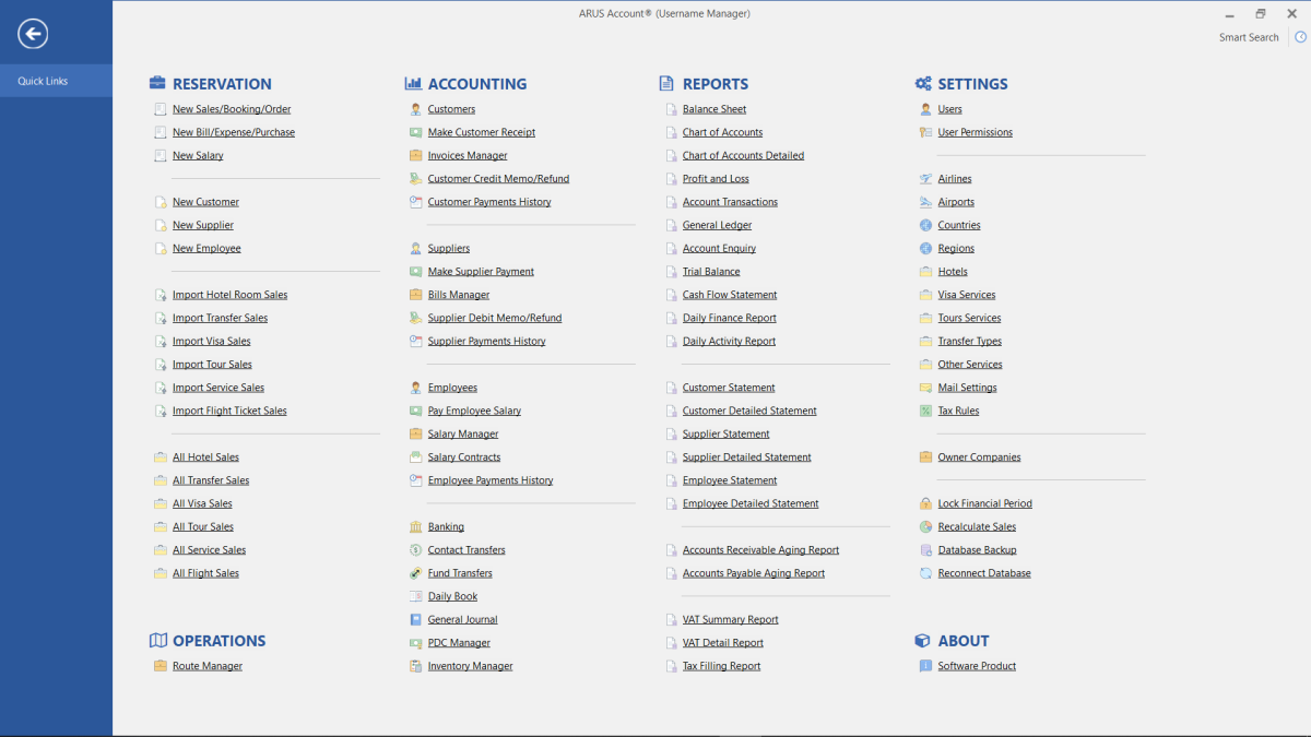 Chart Of Accounts For Travel Agency