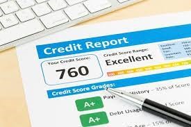 showcasing a credit report