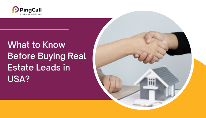 Things Those Matter To Buying Real Estate Leads in USA