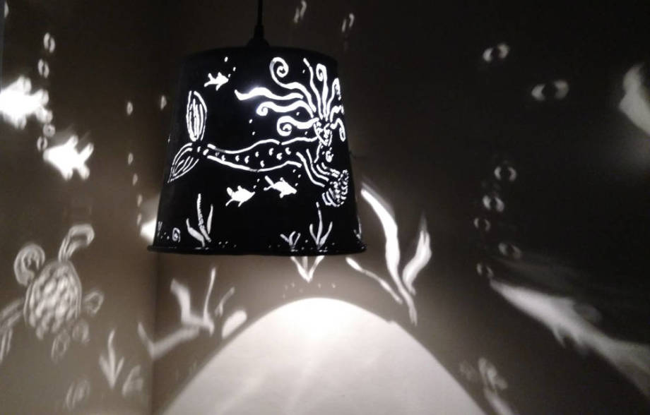 Mermaid Hanging Lamp