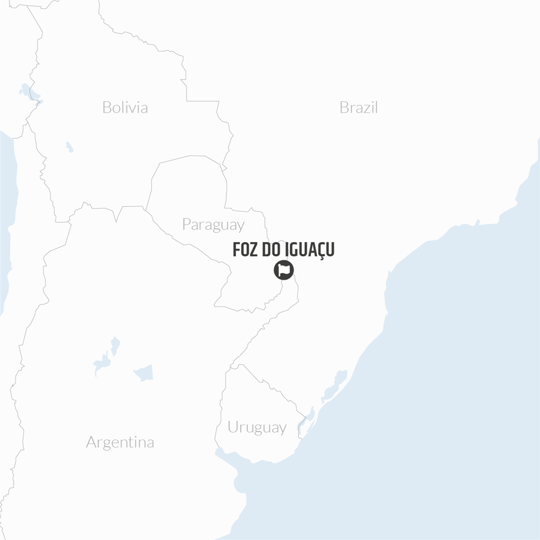 tourhub | Bamba Travel | Iguazu Falls Adventure 4D/3N (Foz to Foz) | Tour Map