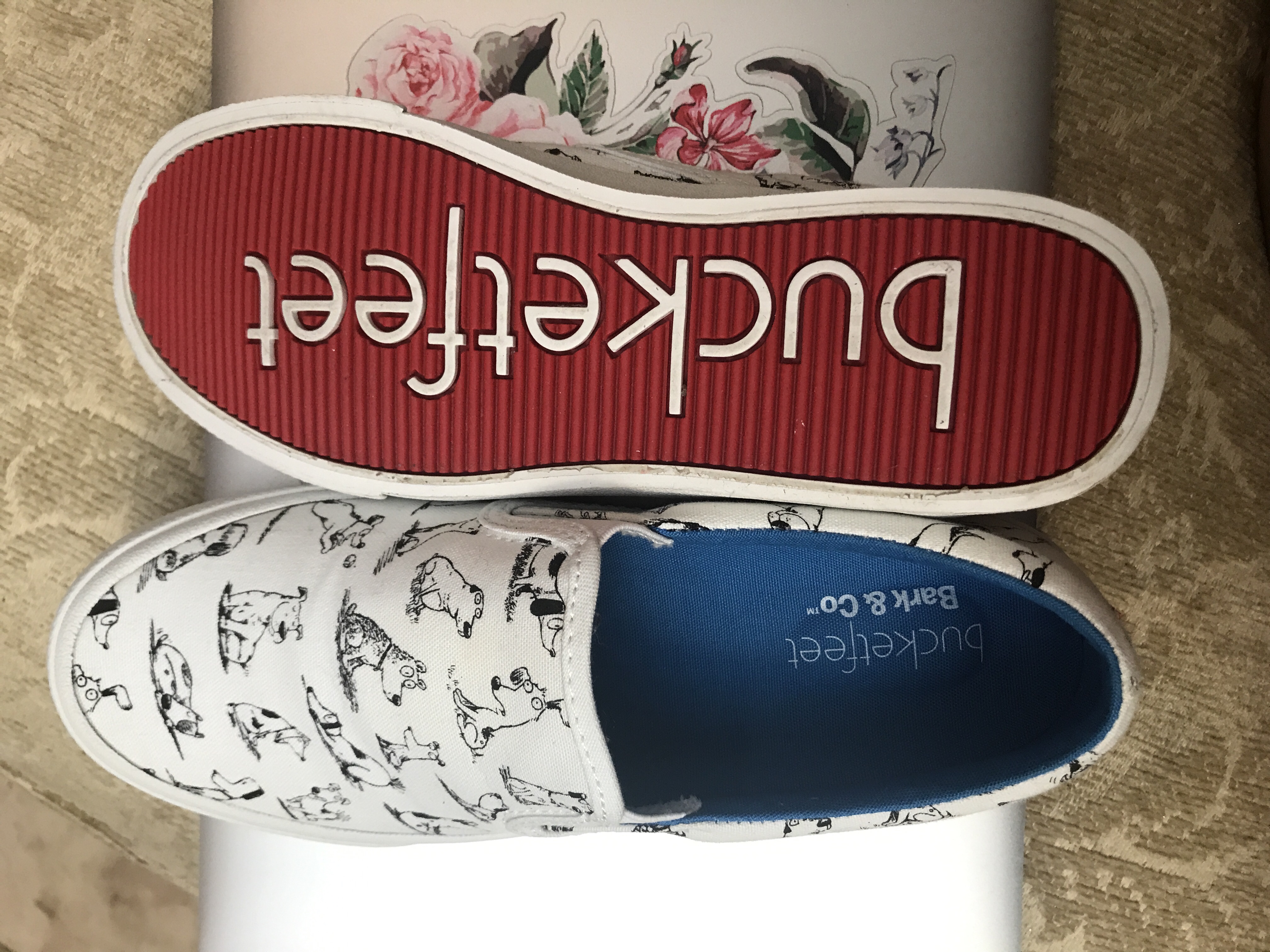 Bucketfeet SlipOn Shoes for Dog Walking Women's Shoodles