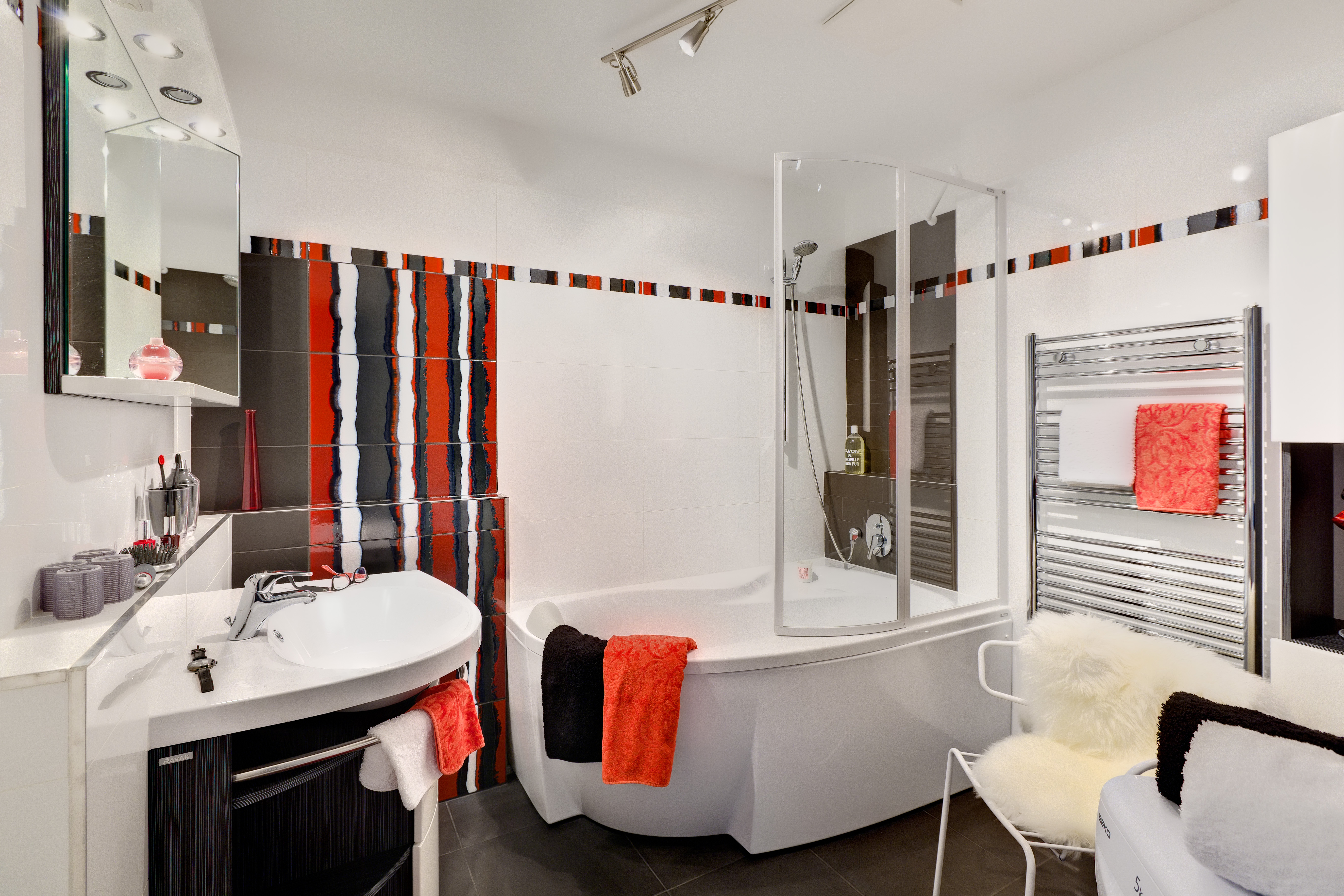 douche sur baignoire