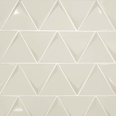 Triangolo 5x5 ceramic tile in glossy Fog