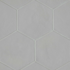 Allora 8.5x10 Hexagon porcelain tile in Grey