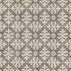 Palazzo 12x12 porcelain in Vintage Grey Florentina Deco