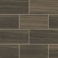 Highland 12x24 porcelain tile in Cocoa