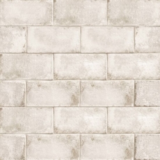 Vivace 4x9 pressed porcelain field tile in Rice gloss