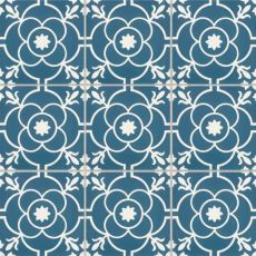 Remy 8x8 cement tile in Brigette