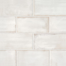 Chateau 4x8 ceramic wall tile in Canvas