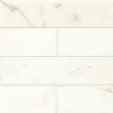 Calacatta Oro honed 3x12 marble tile